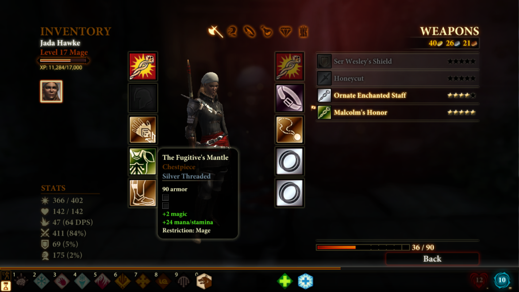 dragon age mage robes. Here are the 2 mage robe stats