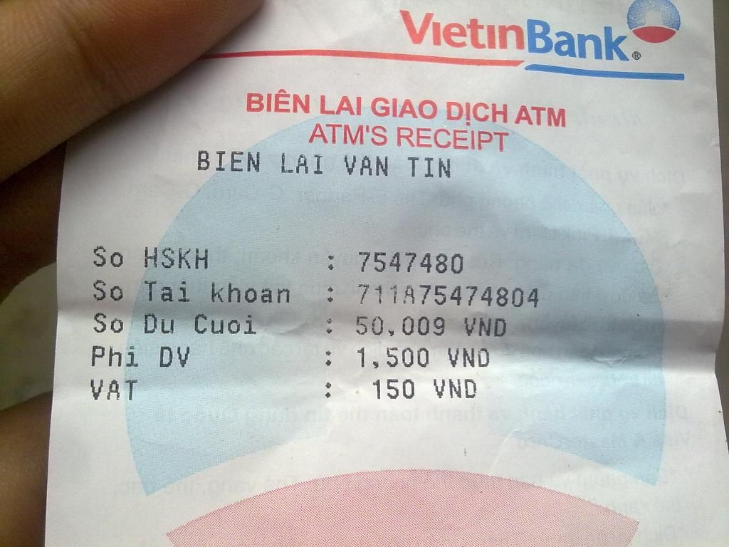 Hỏi về chuyển tiền Vietinbank - 1