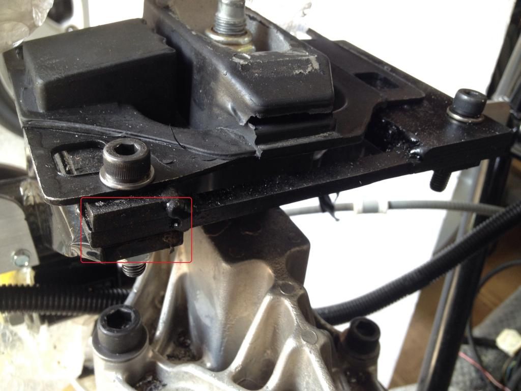 Gearbox side engine leveling