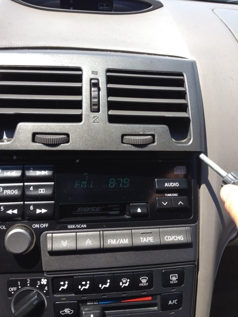 How to remove nissan maxima car stereo #9
