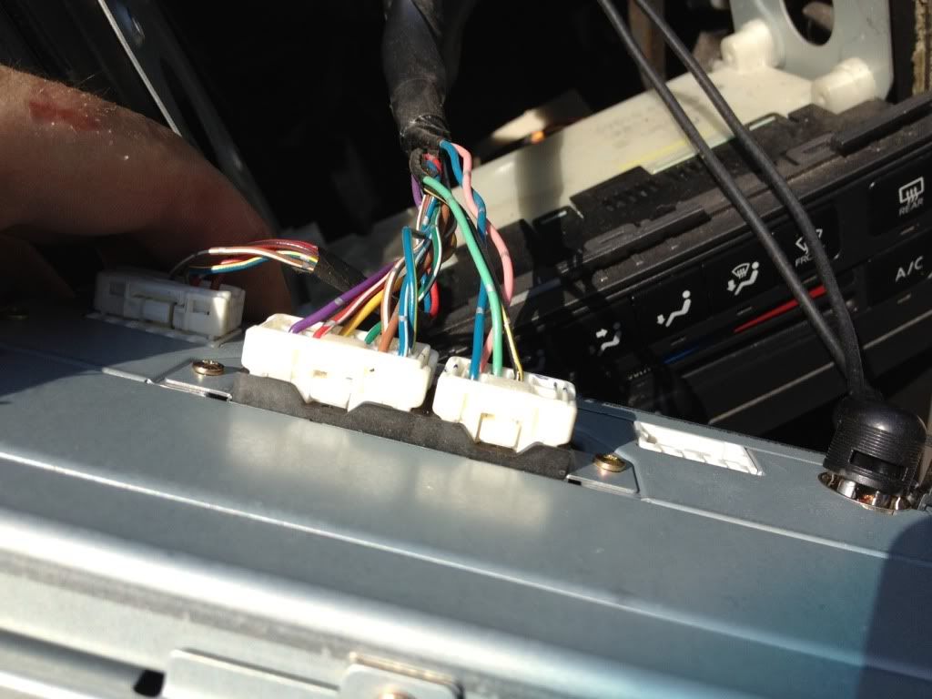 Nissan maxima how to remove factory car stereo #4