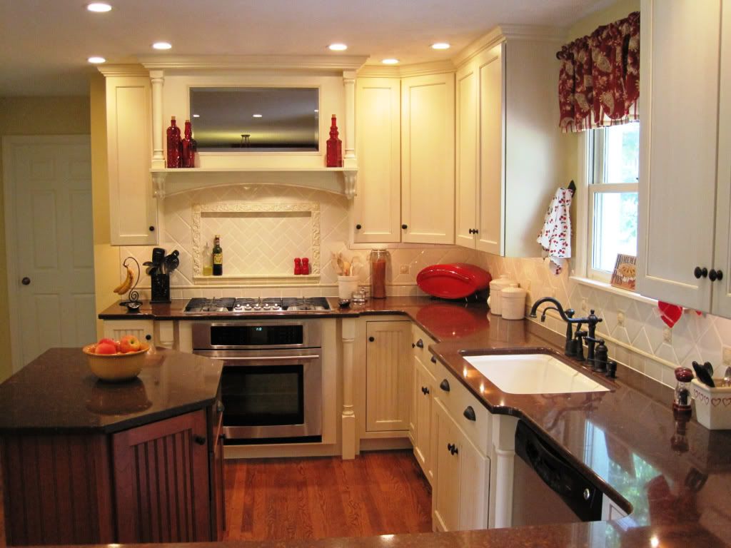 Cream Cabinets And Wood Floors