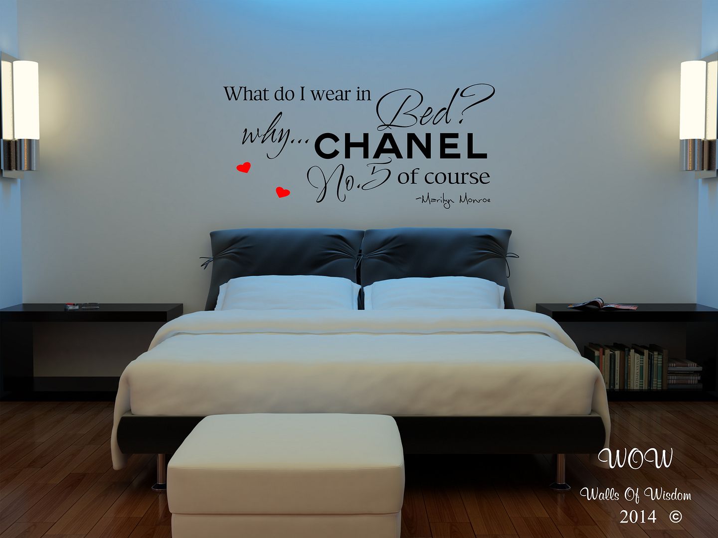 Marilyn Monroe Bedroom Sexy Adult Quote Wall Sticker Wall Art Home ...