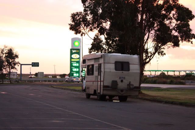 Campervan, Avalon rest area Campervan, Avalon rest area