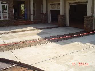 concrete driveway drainage grates