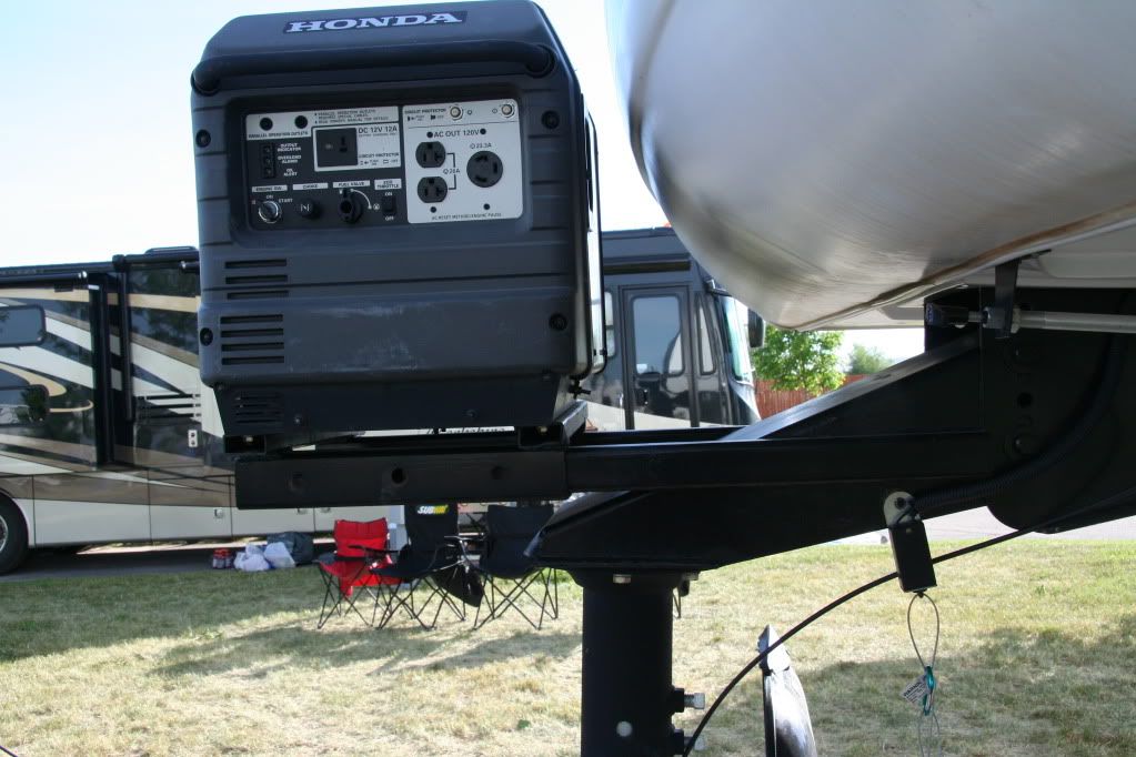 Open Roads Forum FifthWheels Carrying portable generator?