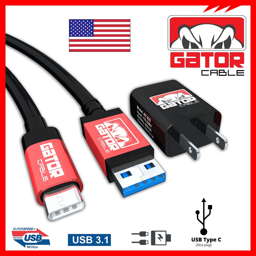  photo red ctype usb with wall charger 1.jpg