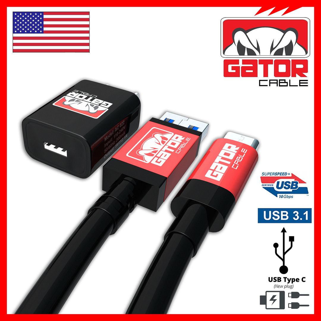  photo red ctype usb with wall charger 3.jpg
